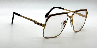 Cazal Mod 719 Col. 97/02 Gold Brown Aviator Vintage Eyeglasses-Unworn-Germany