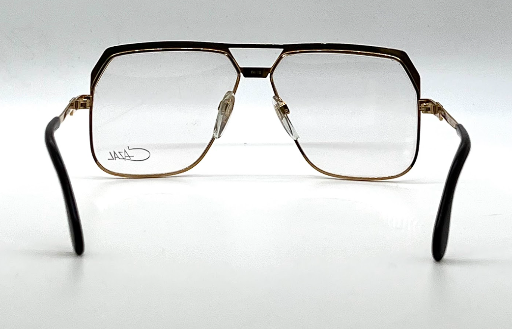 Cazal Mod 719 Col. 97/02 Gold Brown Aviator Vintage Eyeglasses-Unworn-Germany