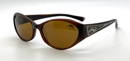 Tommy Bahama TB29SP Mahogany Cat-Eye Vintage Sunglasses-Hong Kong