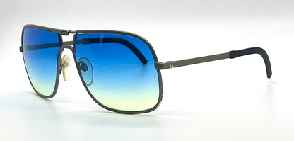 Silhouette M 8500 Blue Gradient Aviator Vintage Sunglasses-Austria