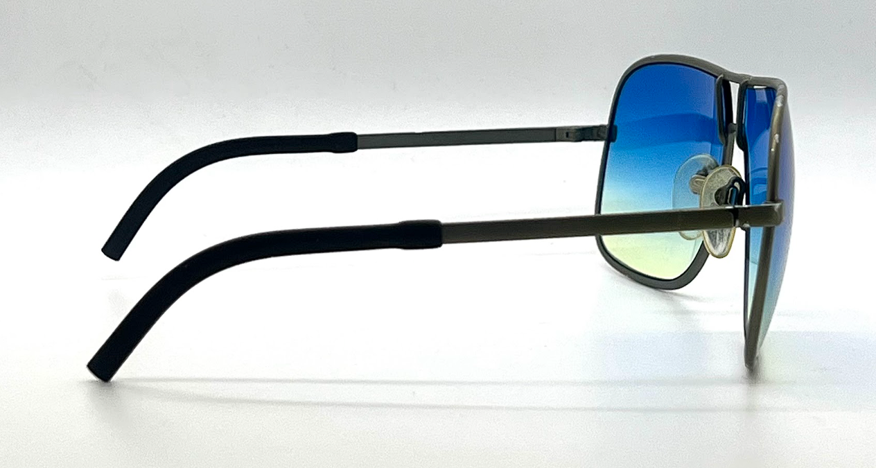 Silhouette M 8500 Blue Gradient Aviator Vintage Sunglasses-Austria
