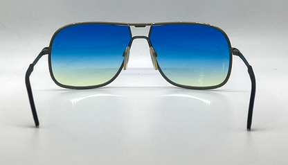 Silhouette M 8500 Blue Gradient Aviator Vintage Sunglasses-Austria
