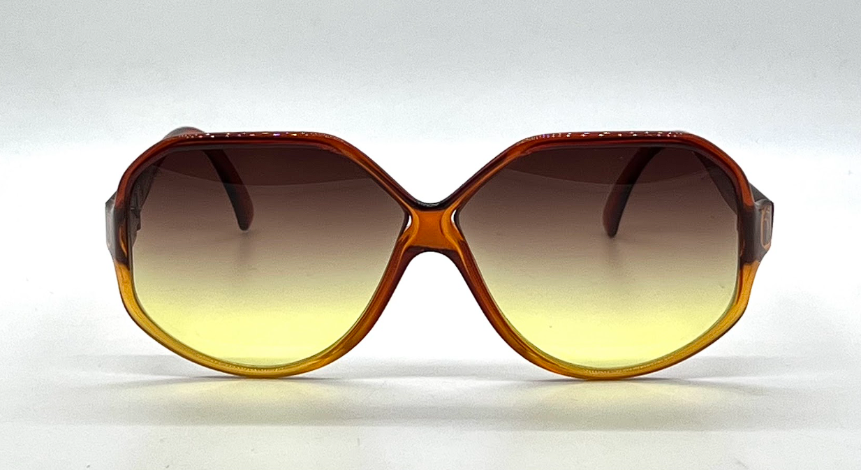 Playboy 4037-30 Vintage Sunglasses-New Custom Amber Gradient Lenses Unworn-Germany