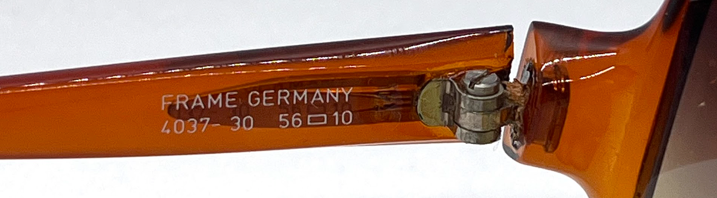 Playboy 4037-30 Vintage Sunglasses-New Custom Amber Gradient Lenses Unworn-Germany