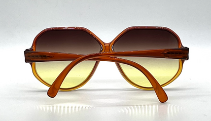 Playboy 4037-30 Vintage Sunglasses-New Custom Amber Gradient Lenses Unworn-Germany