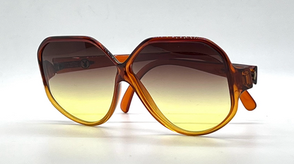 Playboy 4037-30 Vintage Sunglasses-New Custom Amber Gradient Lenses Unworn-Germany