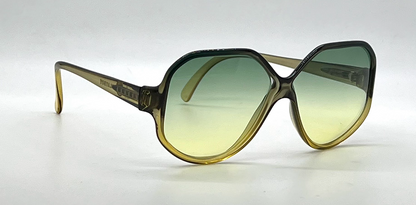 Playboy 4037-50 Vintage Sunglasses-New Green Gradient Custom Lenses-Unworn-Germany