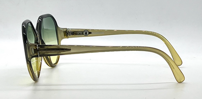 Playboy 4037-50 Vintage Sunglasses-New Green Gradient Custom Lenses-Unworn-Germany