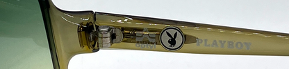 Playboy 4037-50 Vintage Sunglasses-New Green Gradient Custom Lenses-Unworn-Germany