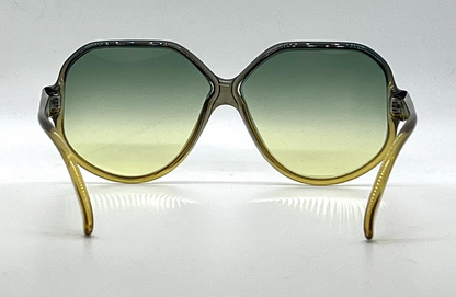 Playboy 4037-50 Vintage Sunglasses-New Green Gradient Custom Lenses-Unworn-Germany