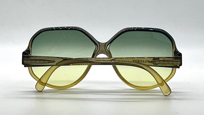 Playboy 4037-50 Vintage Sunglasses-New Green Gradient Custom Lenses-Unworn-Germany