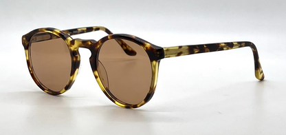 NBA by Society Optiks N127 Tortoise Round Vintage Sunglasses