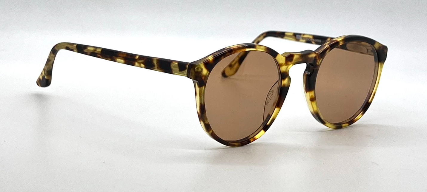 NBA by Society Optiks N127 Tortoise Round Vintage Sunglasses