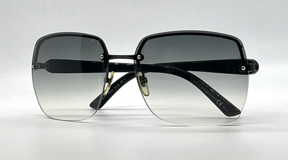 Gucci GG 2864/S 65Z44 Black Oversized Rimless Grey Gradient Sunglasses