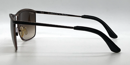 Salvatore Ferragamo SF113SL 210 Shiny Brown Aviator Sunglasses