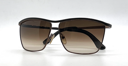 Salvatore Ferragamo SF113SL 210 Shiny Brown Aviator Sunglasses