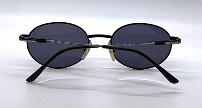 Chagall by Visibilia LL50042F Black Round Vintage Sunglasses-Unworn-Italy