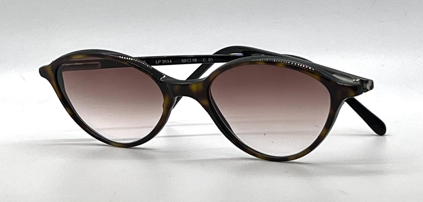 Logo Paris LP 3514 Tortoise Cat Eye Vintage Sunglasses Made in France