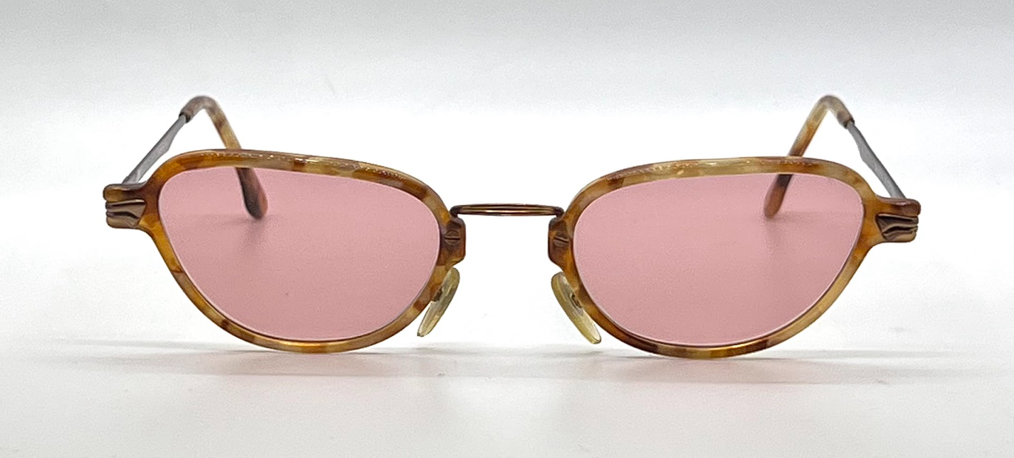 Robert La Roche Vienne Mod.914 Tortoise Vintage Sunglasses Pink Lenses-Unworn-Italy