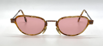 Robert La Roche Vienne Mod.914 Tortoise Vintage Sunglasses Pink Lenses-Unworn-Italy