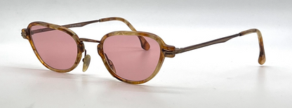Robert La Roche Vienne Mod.914 Tortoise Vintage Sunglasses Pink Lenses-Unworn-Italy