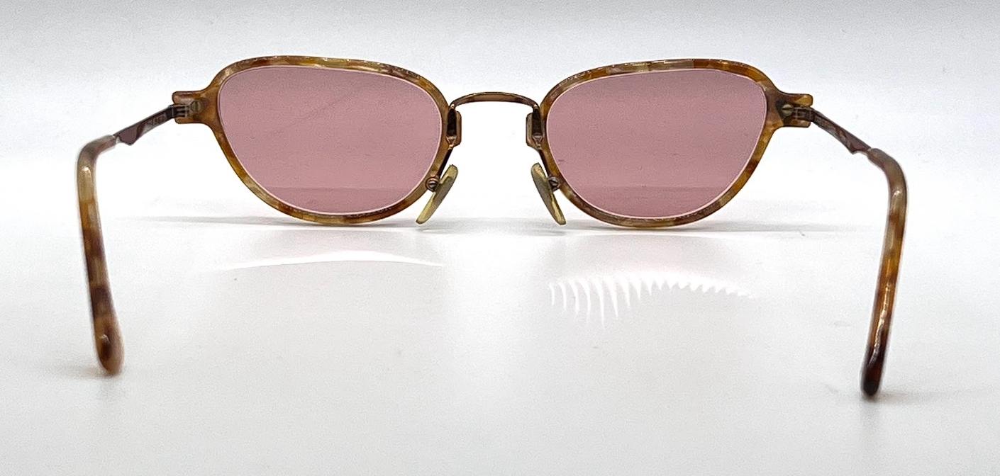 Robert La Roche Vienne Mod.914 Tortoise Vintage Sunglasses Pink Lenses-Unworn-Italy