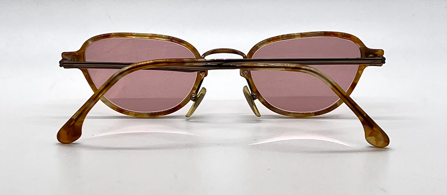 Robert La Roche Vienne Mod.914 Tortoise Vintage Sunglasses Pink Lenses-Unworn-Italy