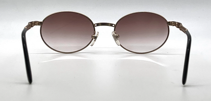 Fendissime F121 Col. 815 Gold Round Vintage Sunglasses-Unworn-Italy