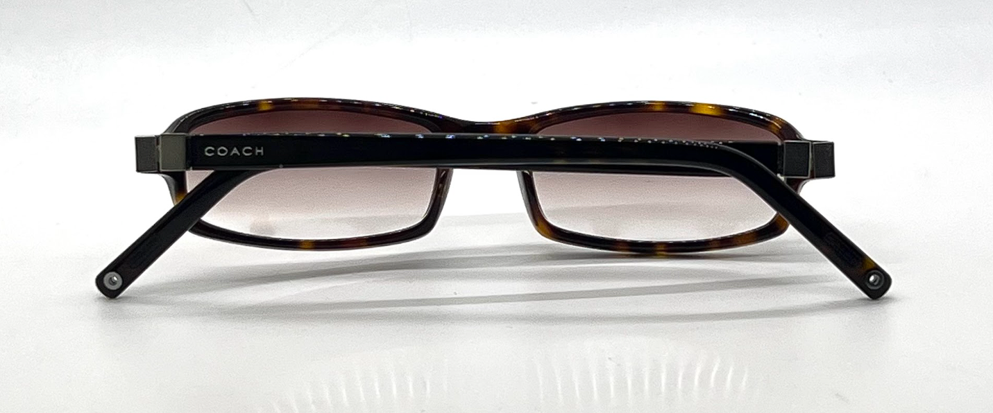 Coach Harrison 501 Tortoise Narrow Rectangular Vintage Sunglasses-Unworn