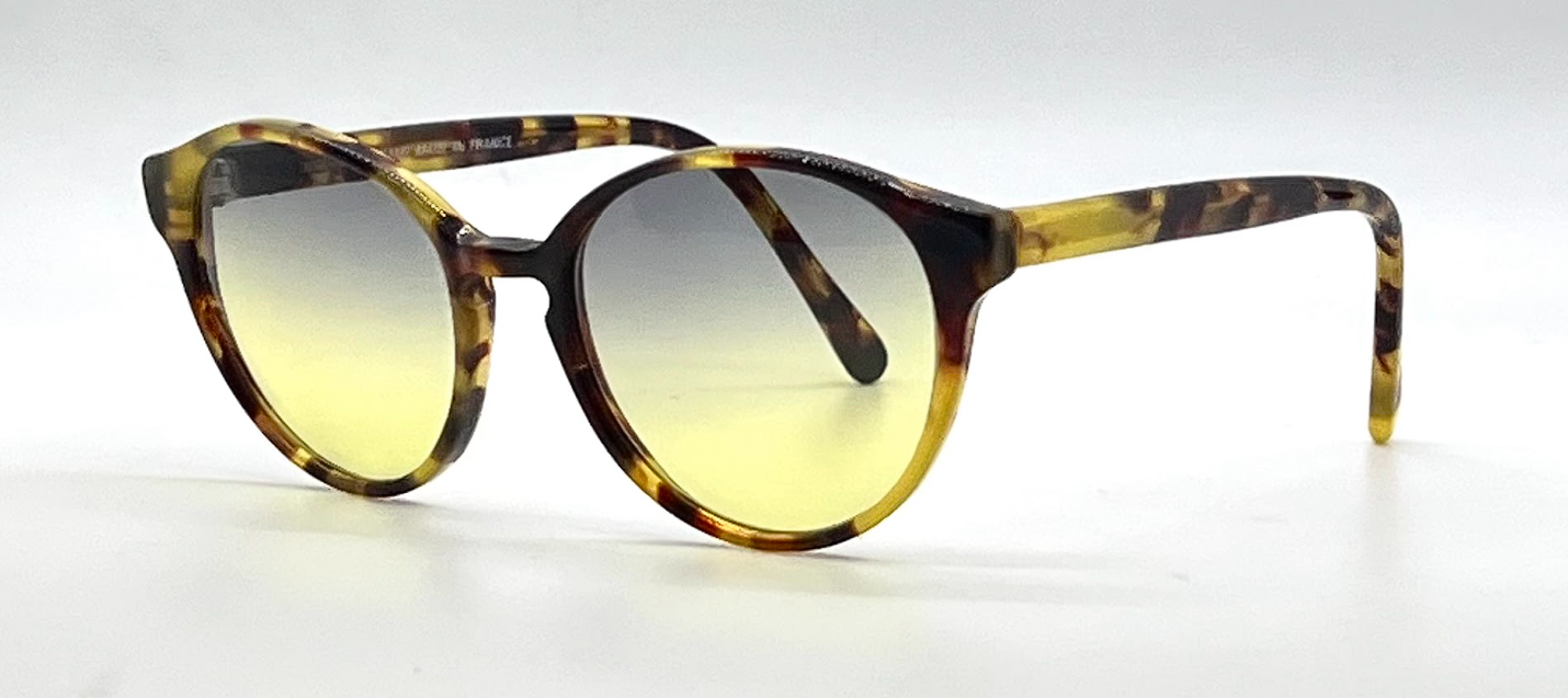 NAF NAF Pantoche Tortoise Round Vintage Sunglasses-Unworn-Made in France