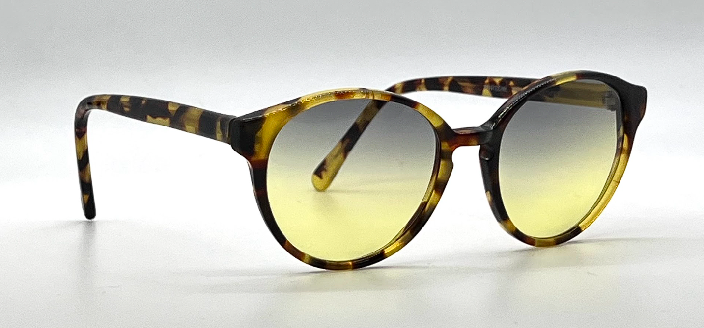NAF NAF Pantoche Tortoise Round Vintage Sunglasses-Unworn-Made in France