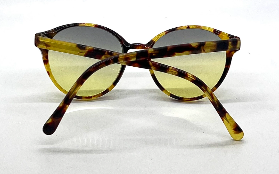 NAF NAF Pantoche Tortoise Round Vintage Sunglasses-Unworn-Made in France