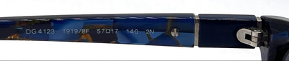Dolce and Gabbana DG4123 1919/8F Blue Mosaic Cat-Eye-Vintage Sunglasses Blue Gradient Lenses-Unworn