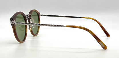 Oliver Peoples x Master & Dynamic OP-505 Sun LBR Tortoise Green Lens