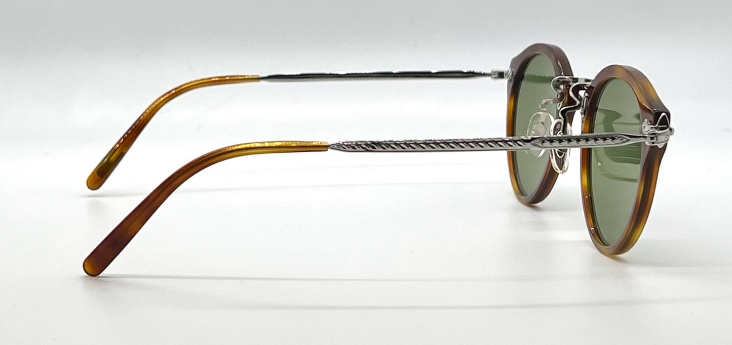 Oliver Peoples x Master & Dynamic OP-505 Sun LBR Tortoise Green Lens
