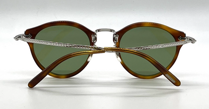 Oliver Peoples x Master & Dynamic OP-505 Sun LBR Tortoise Green Lens