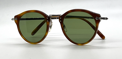 Oliver Peoples x Master & Dynamic OP-505 Sun LBR Tortoise Green Lens