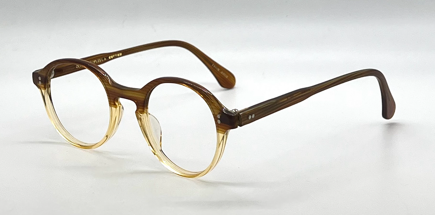 Oliver Peoples Vintage 902 Bouffi 32LG Brown Fade Eyeglasses Japan