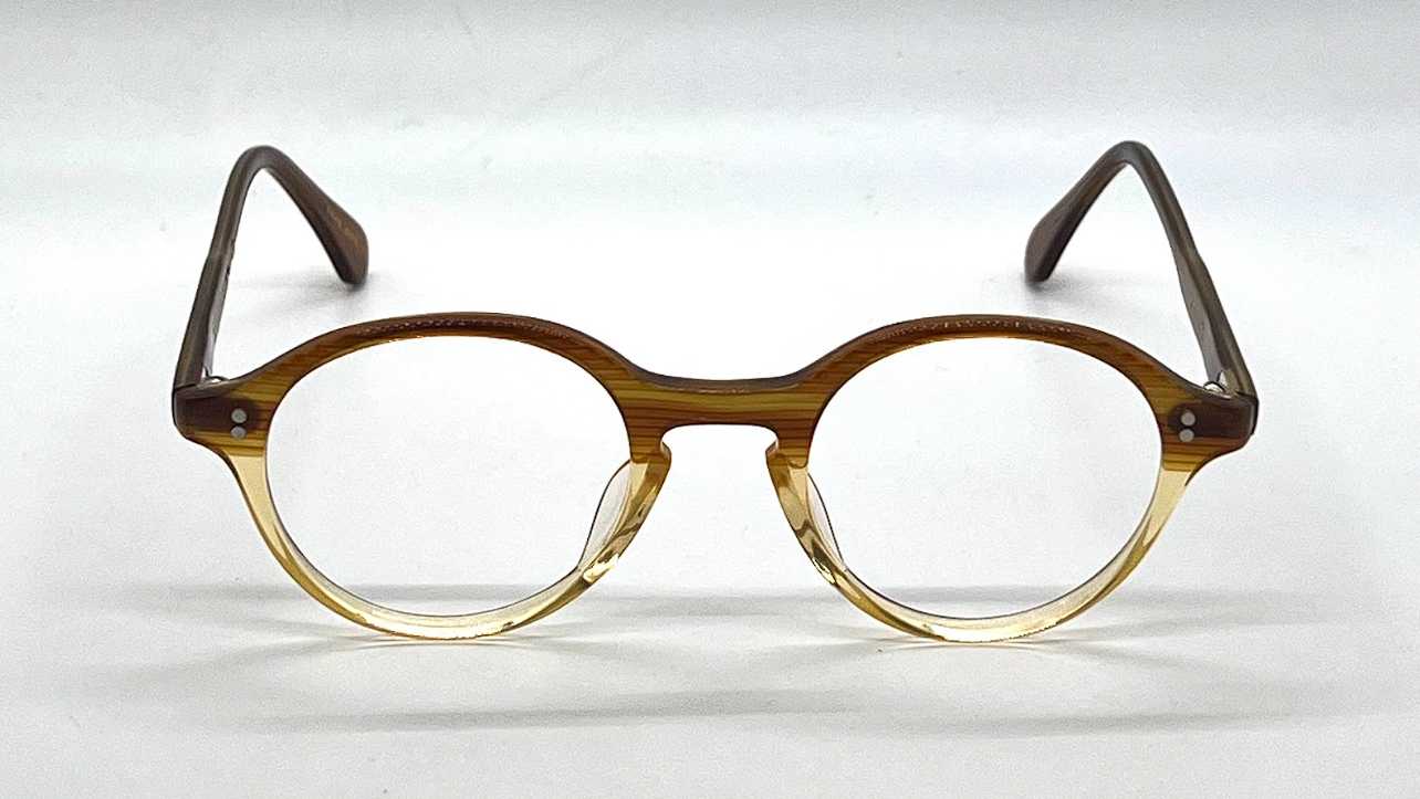Oliver Peoples Vintage 902 Bouffi 32LG Brown Fade Eyeglasses Japan