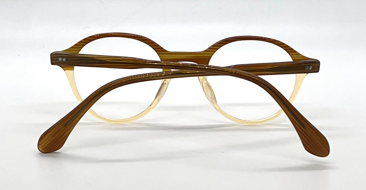 Oliver Peoples Vintage 902 Bouffi 32LG Brown Fade Eyeglasses Japan