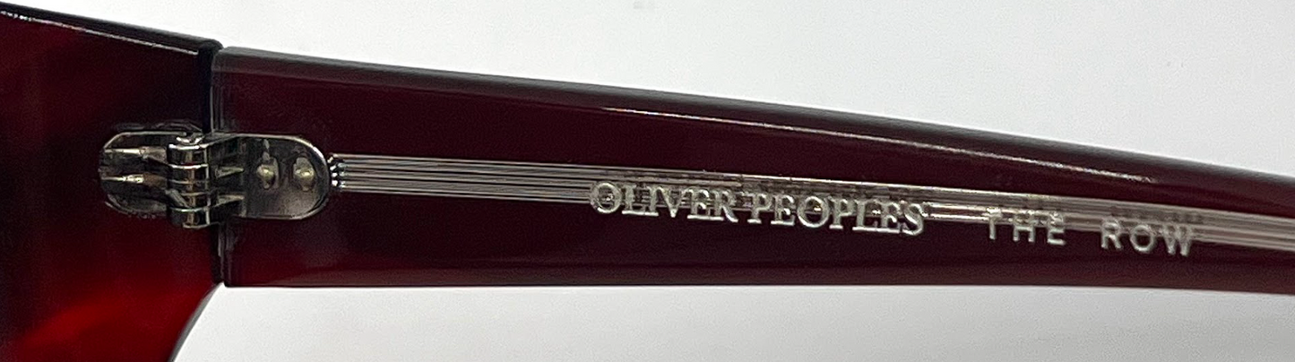 Oliver Peoples x The Row Edina OV5441SU Bordeaux Bark Cat Eye Sunglasses
