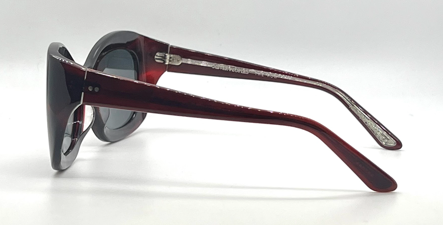 Oliver Peoples x The Row Edina OV5441SU Bordeaux Bark Cat Eye Sunglasses