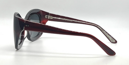 Oliver Peoples x The Row Edina OV5441SU Bordeaux Bark Cat Eye Sunglasses