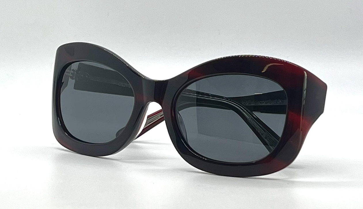 Oliver Peoples x The Row Edina OV5441SU Bordeaux Bark Cat Eye Sunglasses