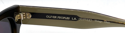 Oliver Peoples Isba OV5376SU Dark Military Grey Goldtone Lens Sunglasses