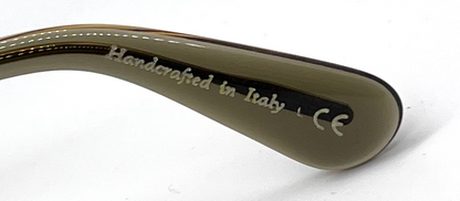 Oliver Peoples Isba OV5376SU Dark Military Grey Goldtone Lens Sunglasses