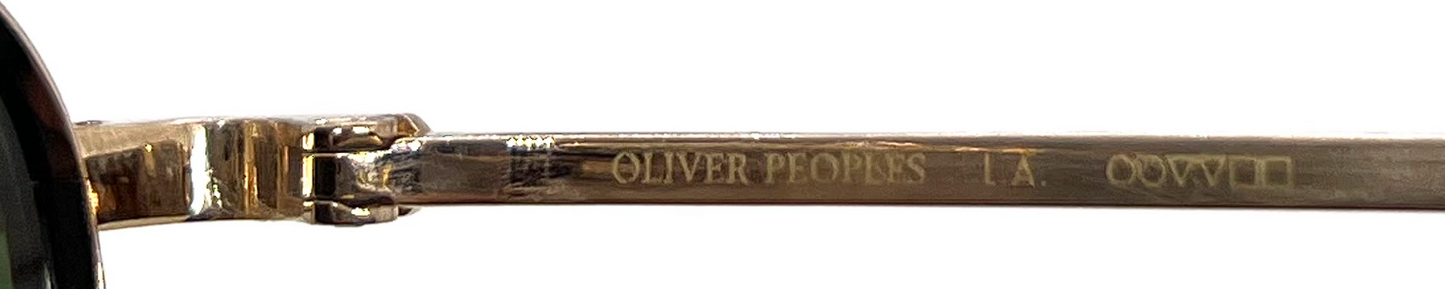Oliver Peoples Mandeville OV1294ST Brushed Gold Square Titanium Sunglasses