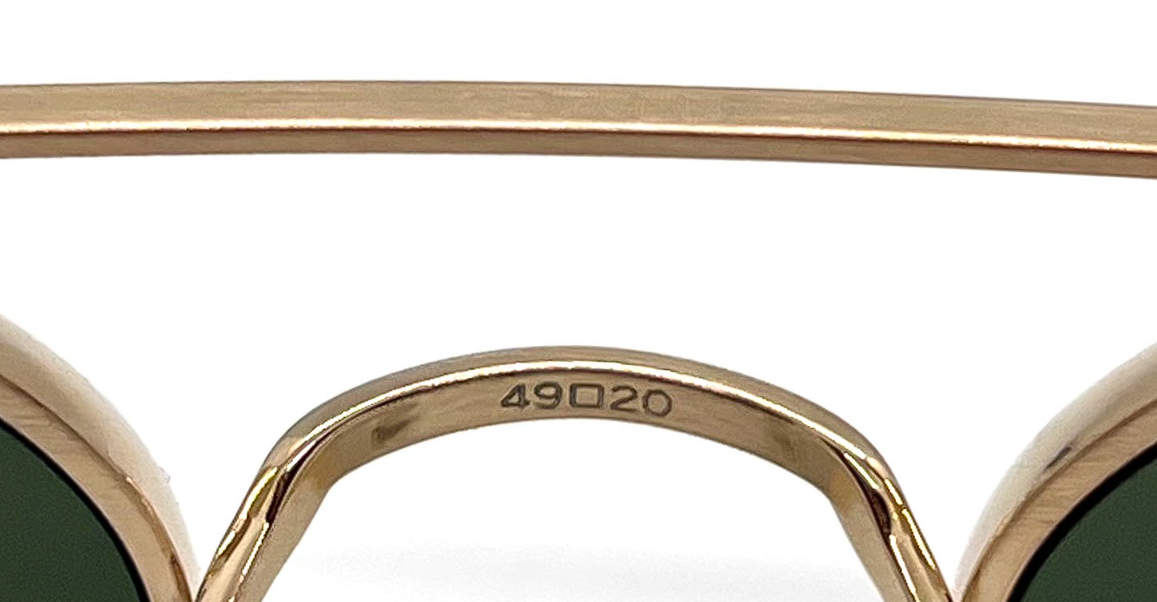 Oliver Peoples Mandeville OV1294ST Brushed Gold Square Titanium Sunglasses