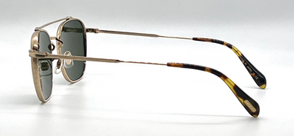 Oliver Peoples Mandeville OV1294ST Brushed Gold Square Titanium Sunglasses