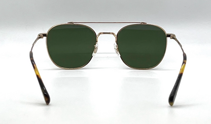 Oliver Peoples Mandeville OV1294ST Brushed Gold Square Titanium Sunglasses